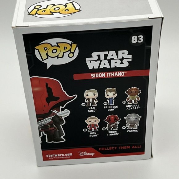 NEW Funko Pop! Star Wars #83 SIDON ITHANO Vinyl Figure - Picture 4 of 7